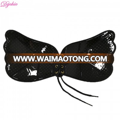 New Sponge Wiredrawing Processing Invisible Adhesive Strapless Lady Sexy Breast Full Up Drawstring Bra