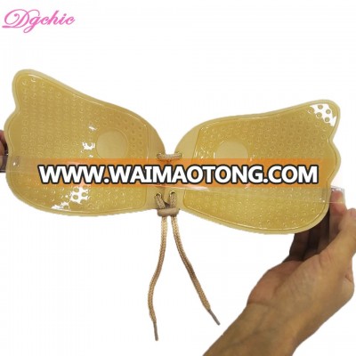 Push Up Transparent Back Tape Sexy Lady Sponge Invisible Bra Wholesale