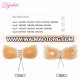 Sticky Push up Reusable Sexy Wing Shape Silicone Invisible Bra for Women